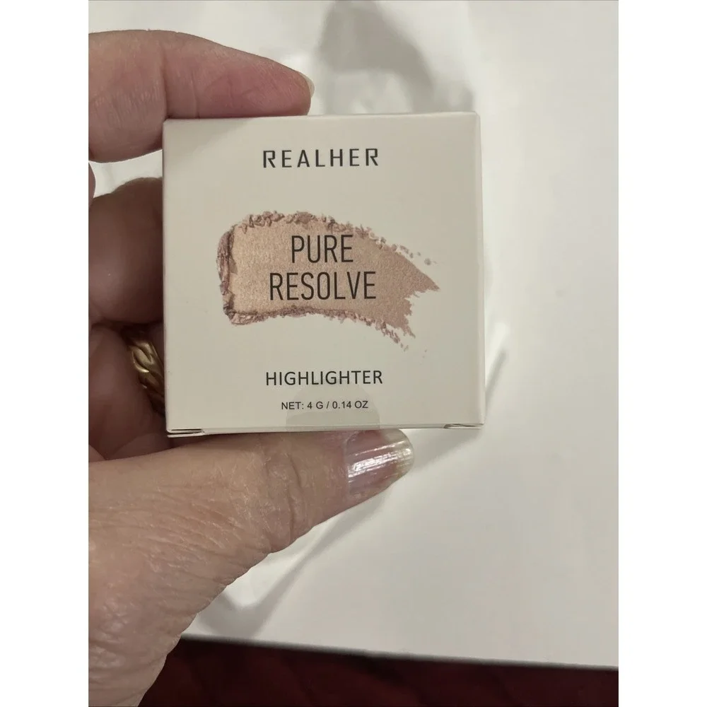 Lot Of 2 New Sealed RealHer Pure Resolve Highlighter 4g / 0.14 oz TF‎ CCF PF GF